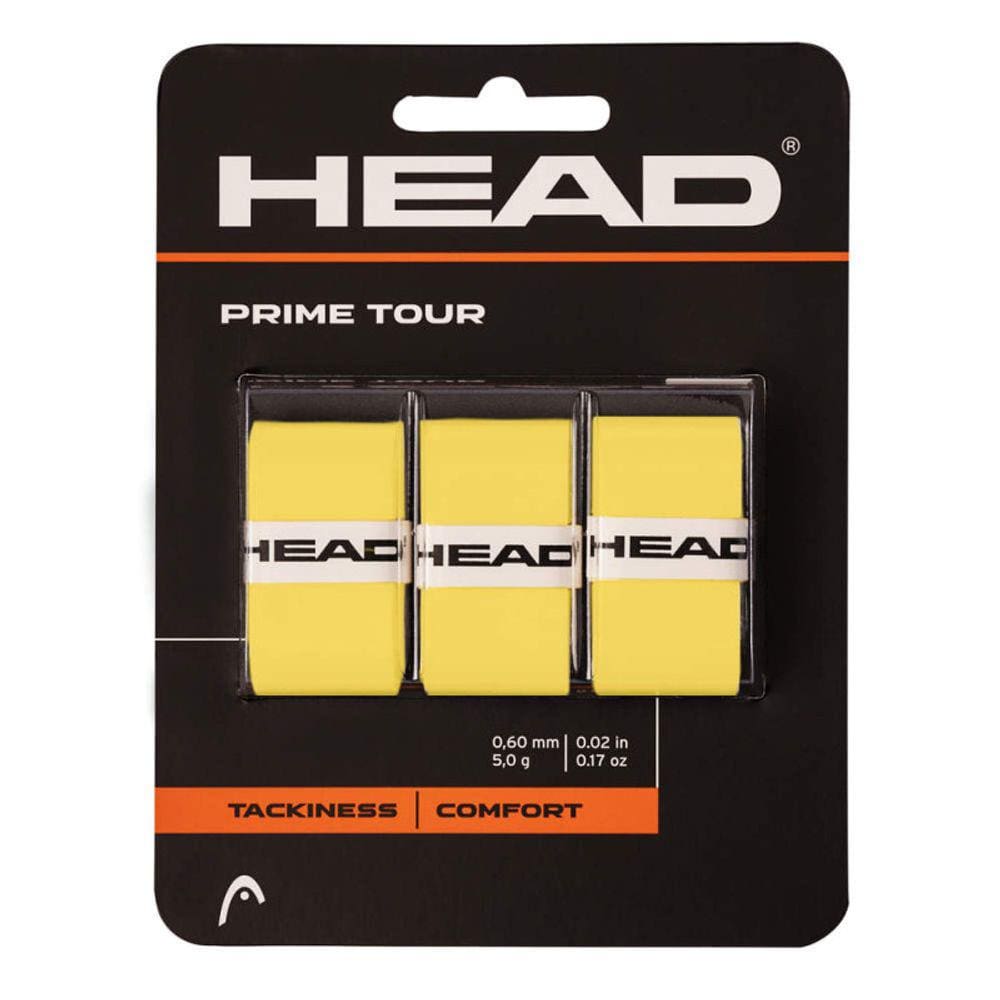 Overgrip Head Prime Tour Amarelo - 3 Un