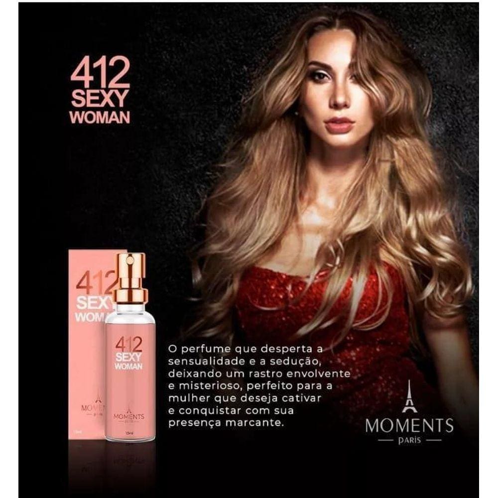 Perfume 412 Sexy Woman 15Ml - Moments | Casas Bahia