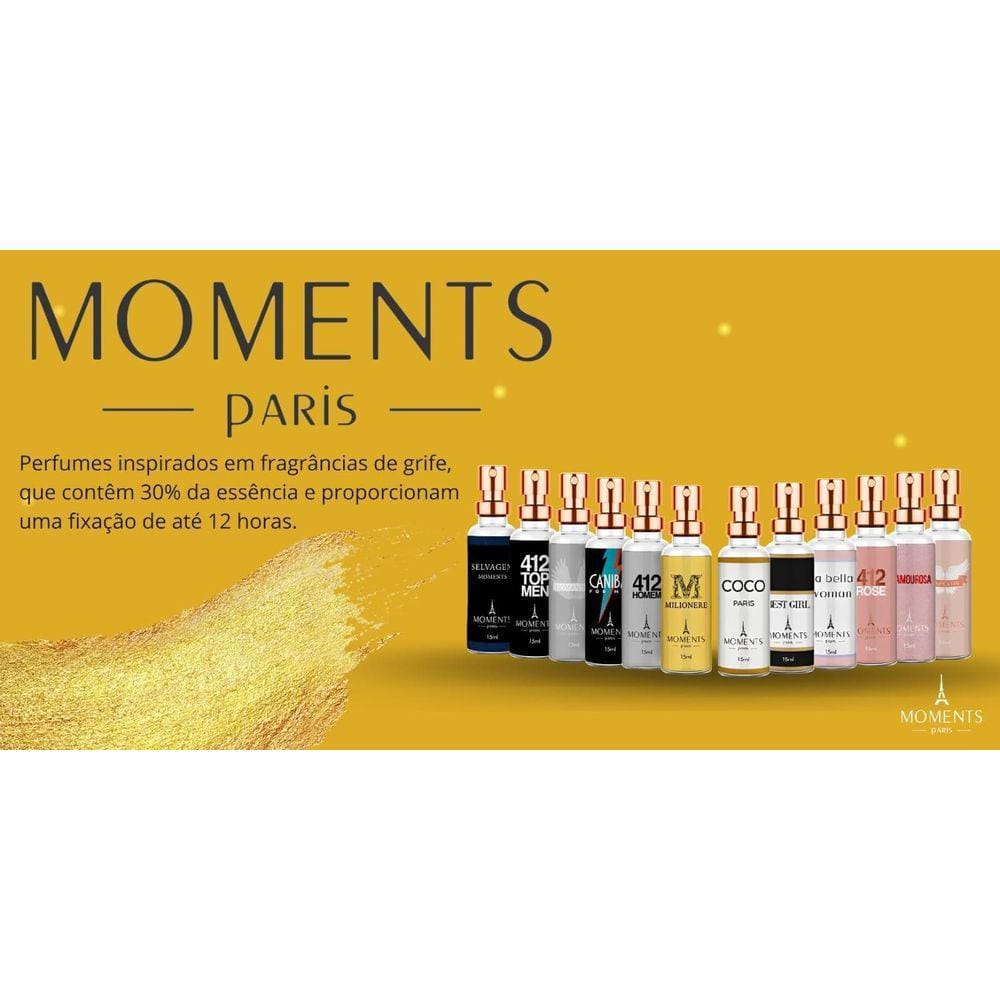 Perfume 412 Sexy Woman 15Ml - Moments | Casas Bahia