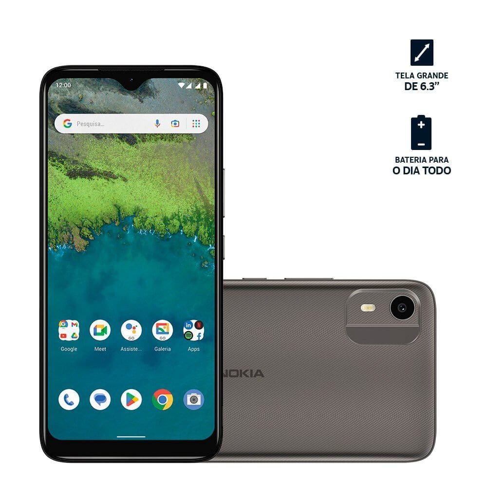 Smartphone Nokia C12 64GB, 6,3 HD+, | Casas Bahia
