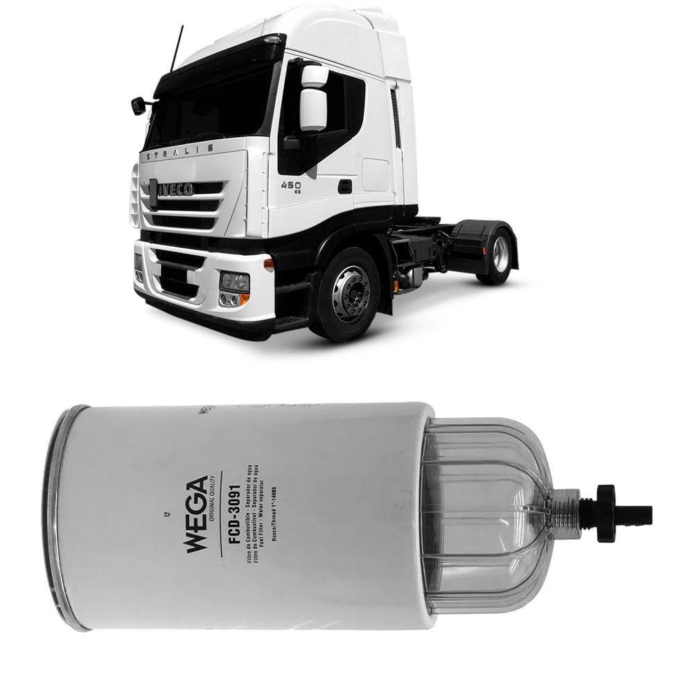 Filtro Separador Racor Iveco Stralis HD 570 2005 a 2012 Wega