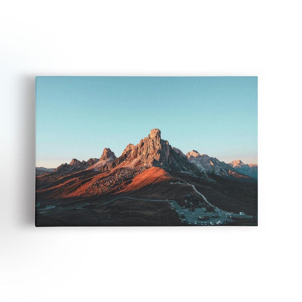Giau Pass Montanha Paisagem Dolomitas Quadro Canvas 60X40Cm