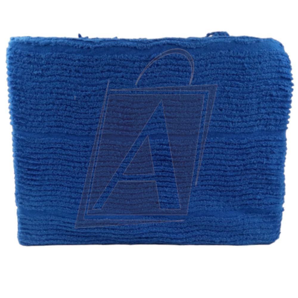 Colcha Chenille Ipanema Casal Azul Royal