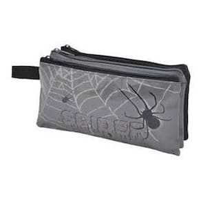 Estojo Spider com 3 Divisórias em Poliéster e PVC