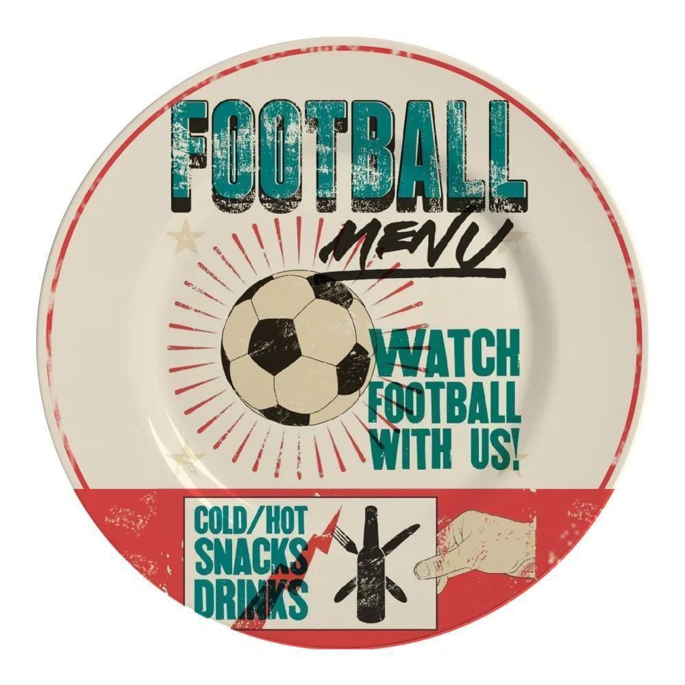 Pratos Raso Cerâmica Branca 29 cm - Conj. 6 - Alleanza