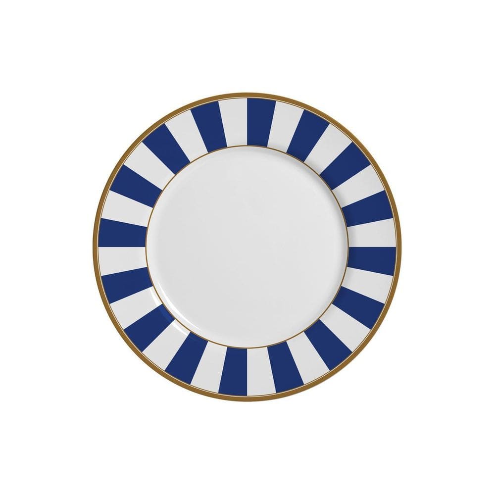 Pratos Sobremesa Cerâmica Branca 21 cm - Jogo 6 - Alleanza