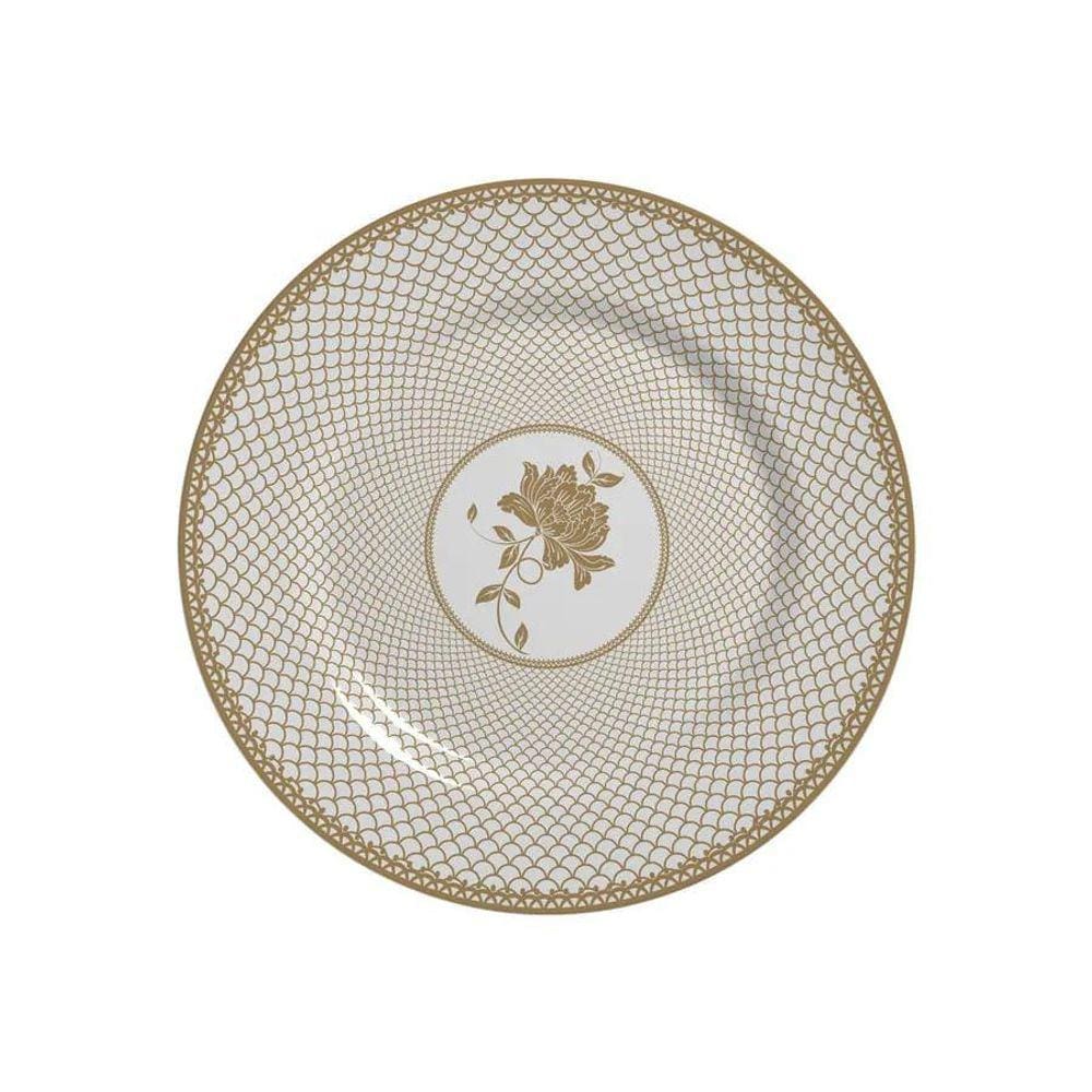 Pratos Cerâmica Feldspática Branca - Alta Resistência