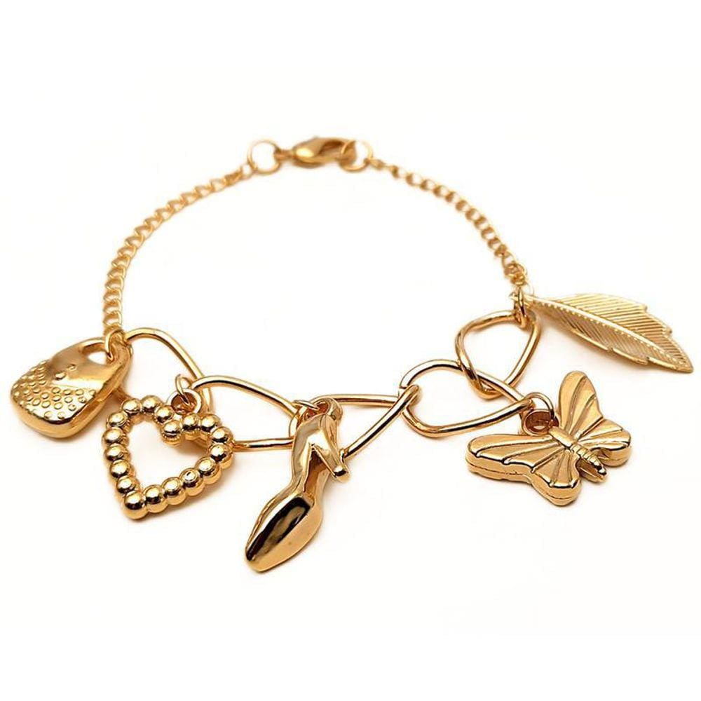 Pulseira Berloque 18Cm Reg + 1 Lindo Presente Garantia 1 Ano