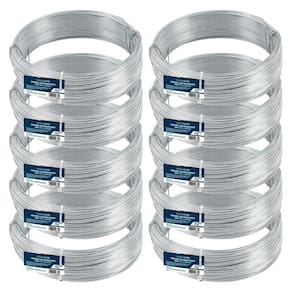 Kit c/ 10 Arame Galvanizado Nº14 Bwg 14 Fio 2,10MM Liso 1kg
