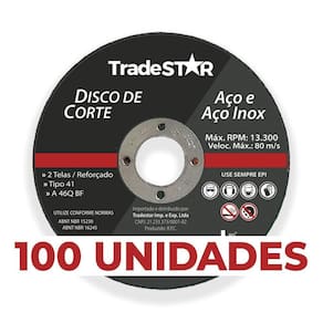Disco de Corte Metal 4.1/2 115x1,0mm Resistente