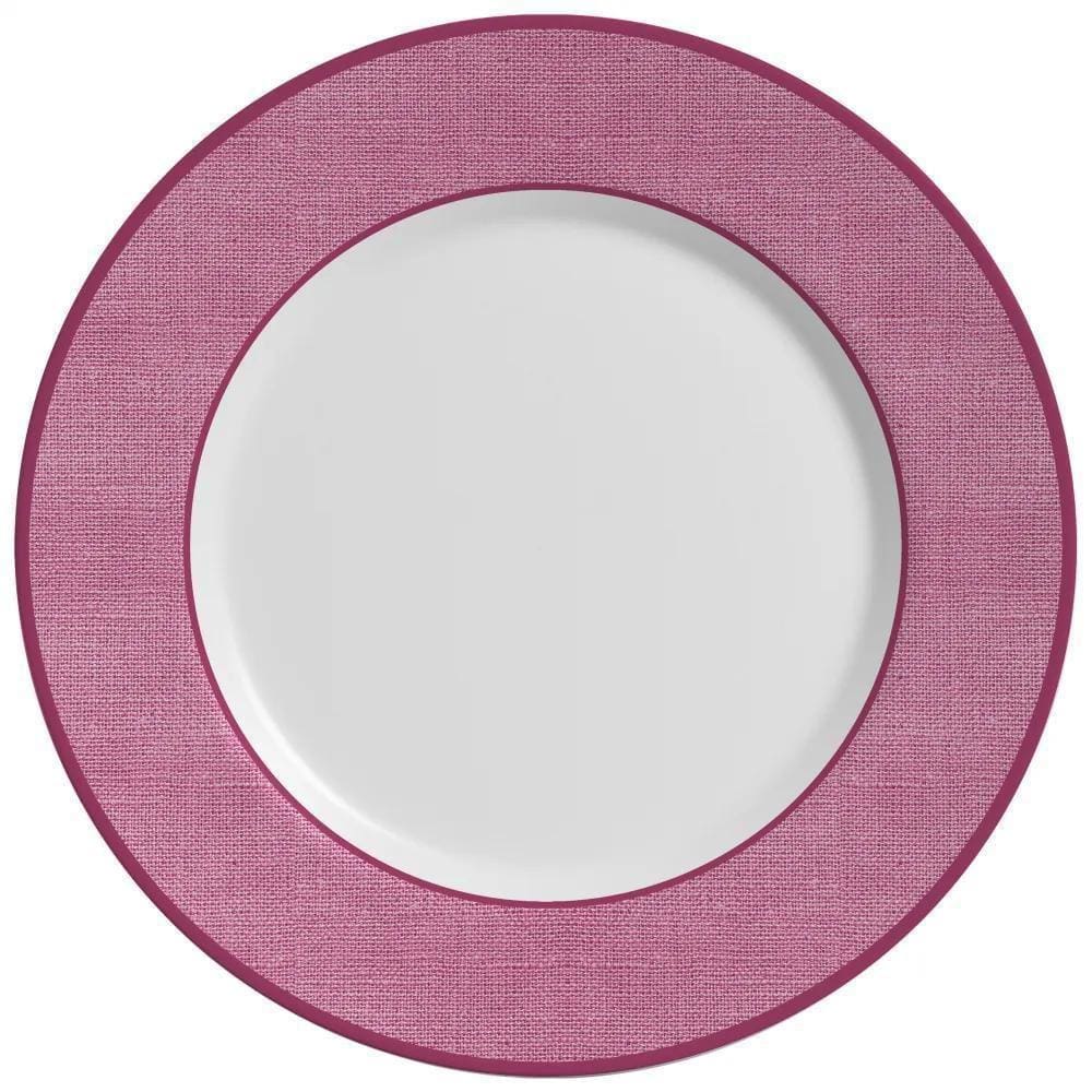 Sousplat Cerâmica Branca 34cm - Resistente e Fácil de Limpar