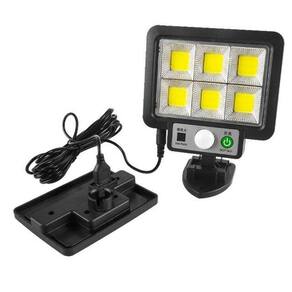 Luminária Refletor Solar Sensor Lançamento C/Controle Ip65