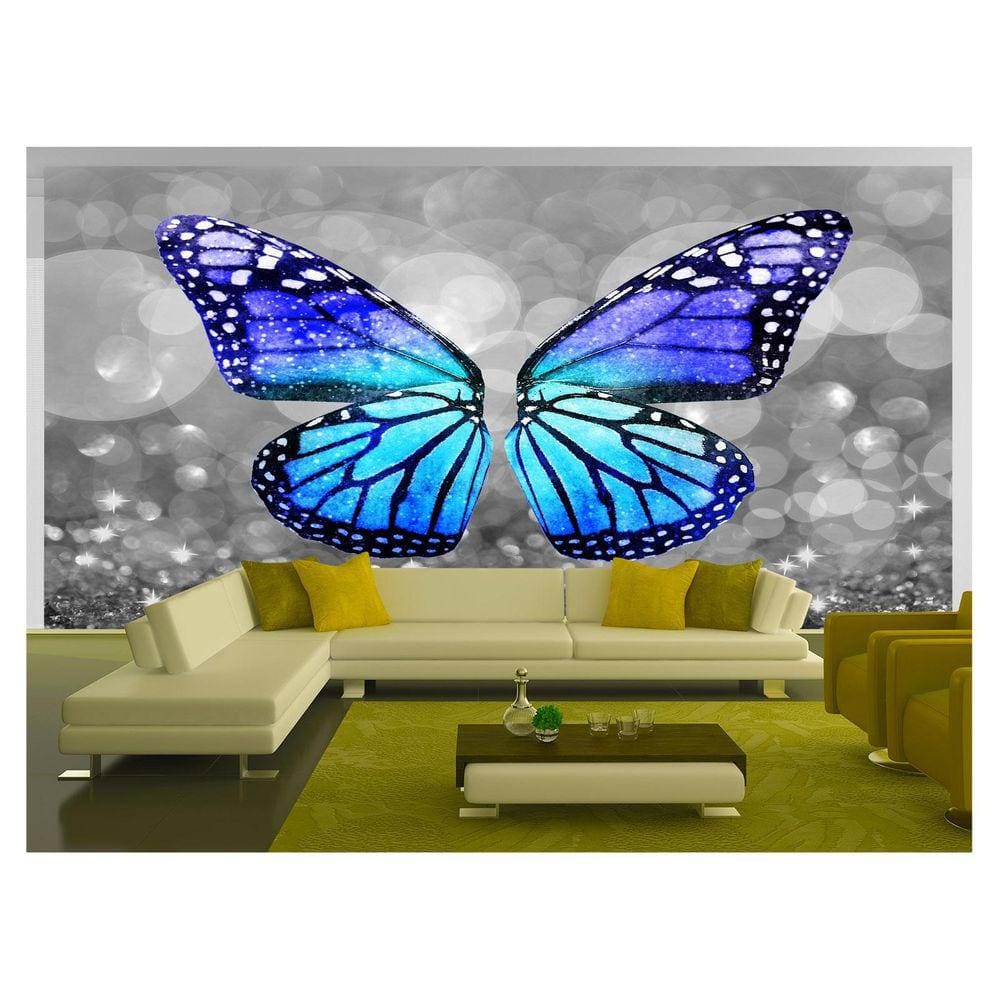 Papel De Parede 3D Arte Asas Selfie Insta Cores 3,5M Tra283