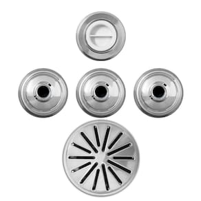 Dispositivos Inox 1 Aspiração 3 Retorno 1 Drenos Piscina