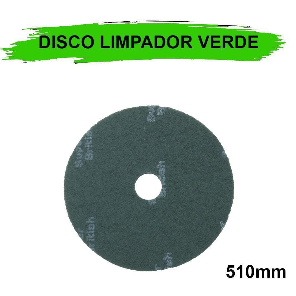 Disco Limpador Verde Plus 510 British para Pisos