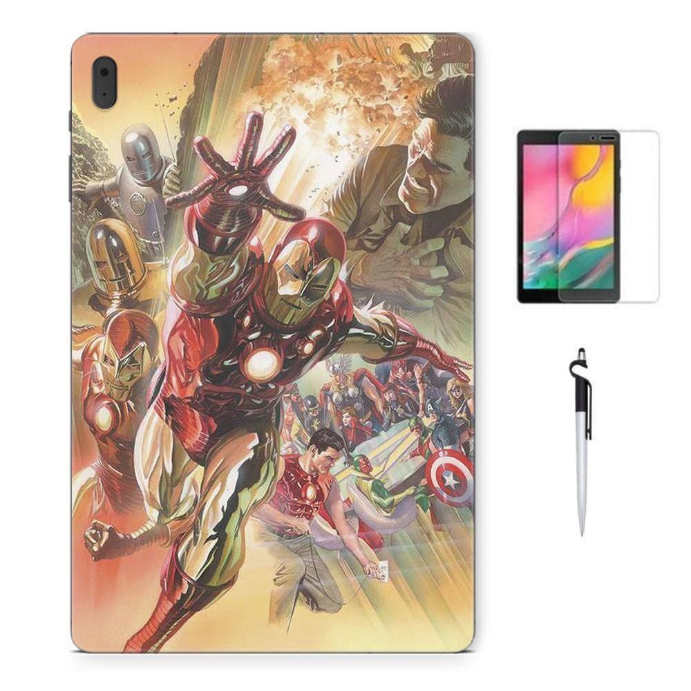 Adesivo Galaxy Tab S7 Plus T970/T975 Homem Ferro 2 PelÃcula