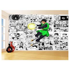 Papel De Parede 3D Dragon Ball Goku Gohan Anime 3,5M Dbz716
