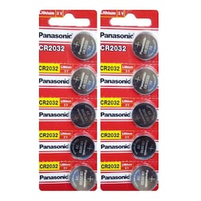 Bateria Cr2032 De Lithium Panasonic 3V Moeda 10 Pilhas