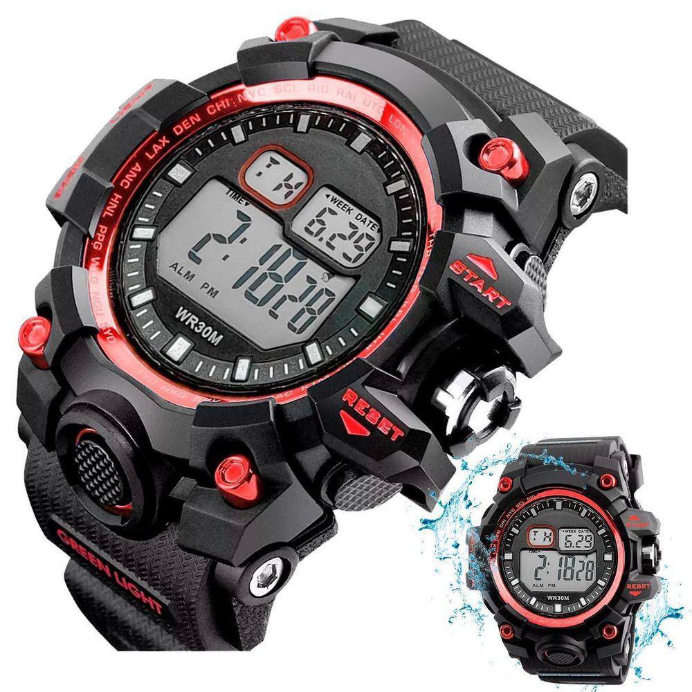 Relógio Masculino Digital Df2 Orizom Preto