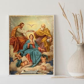 Quadro Decorativo Assunção De Nossa Senhora 33X24Cm