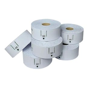 Rolo C/2000 Senhas Numeradas 000-999 Dispenser Senha Preto