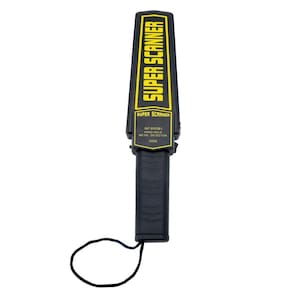 Detector de Metais Portátil Recarregável Preto
