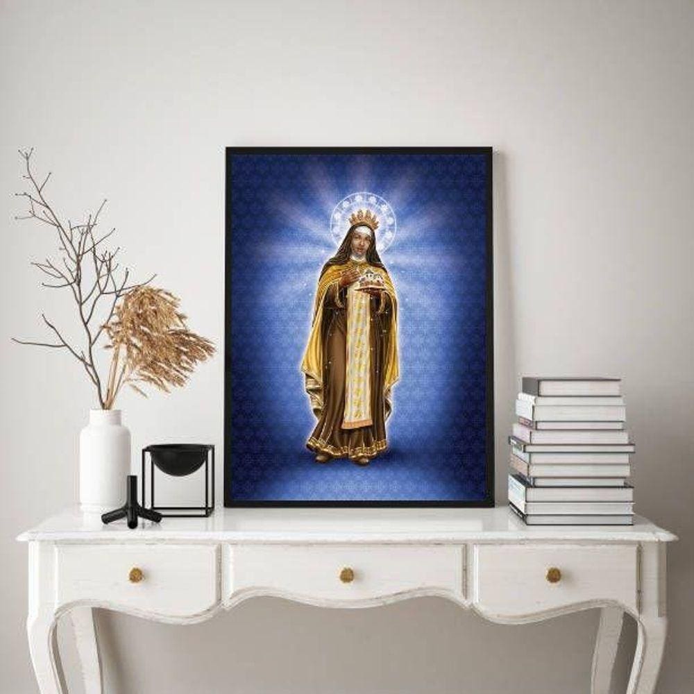 Quadro Decorativo Santa Efigênia 33X24Cm