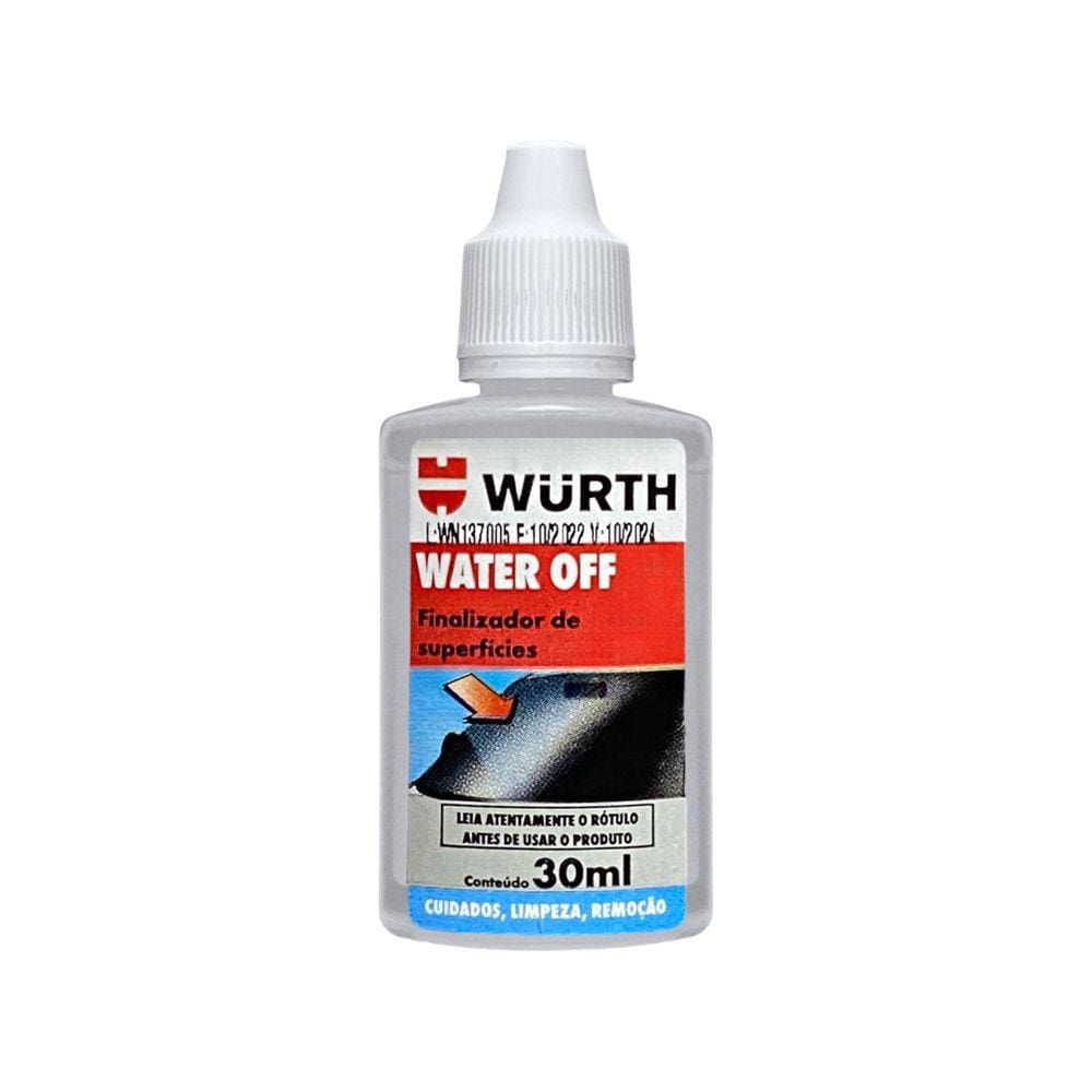 Water Off Cristalizador Para Vidros Wurth 30Ml