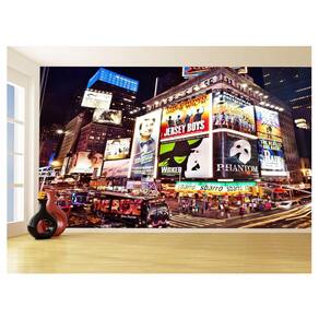Papel De Parede 3D Cidade New York Broadway Ny 3,5M Ncd264