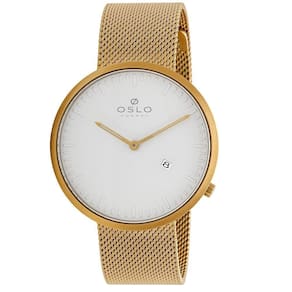 Relógio Oslo OMGSSS9U0007 B1KX Tamanho M Dourado Aço Unissex