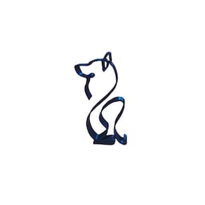Objeto Decorativo Cachorro Pastor 2 Minimalista