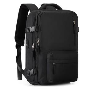 Mochila VGCUB Carry on 40L com porta de carregamento USB preta