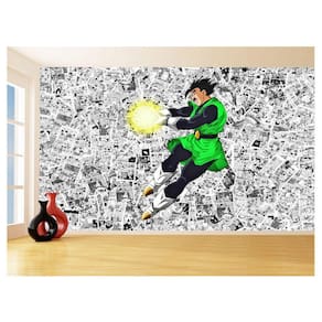 Papel De Parede 3D Dragon Ball Goku Gohan Anime 3,5M Dbz602