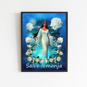 Quadro Caminha E O Caminho Se Abrirá 45X34Cm Branca
