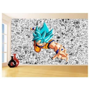 Papel De Parede Dragon Ball Goku Página Manga 3,5M Dbz545