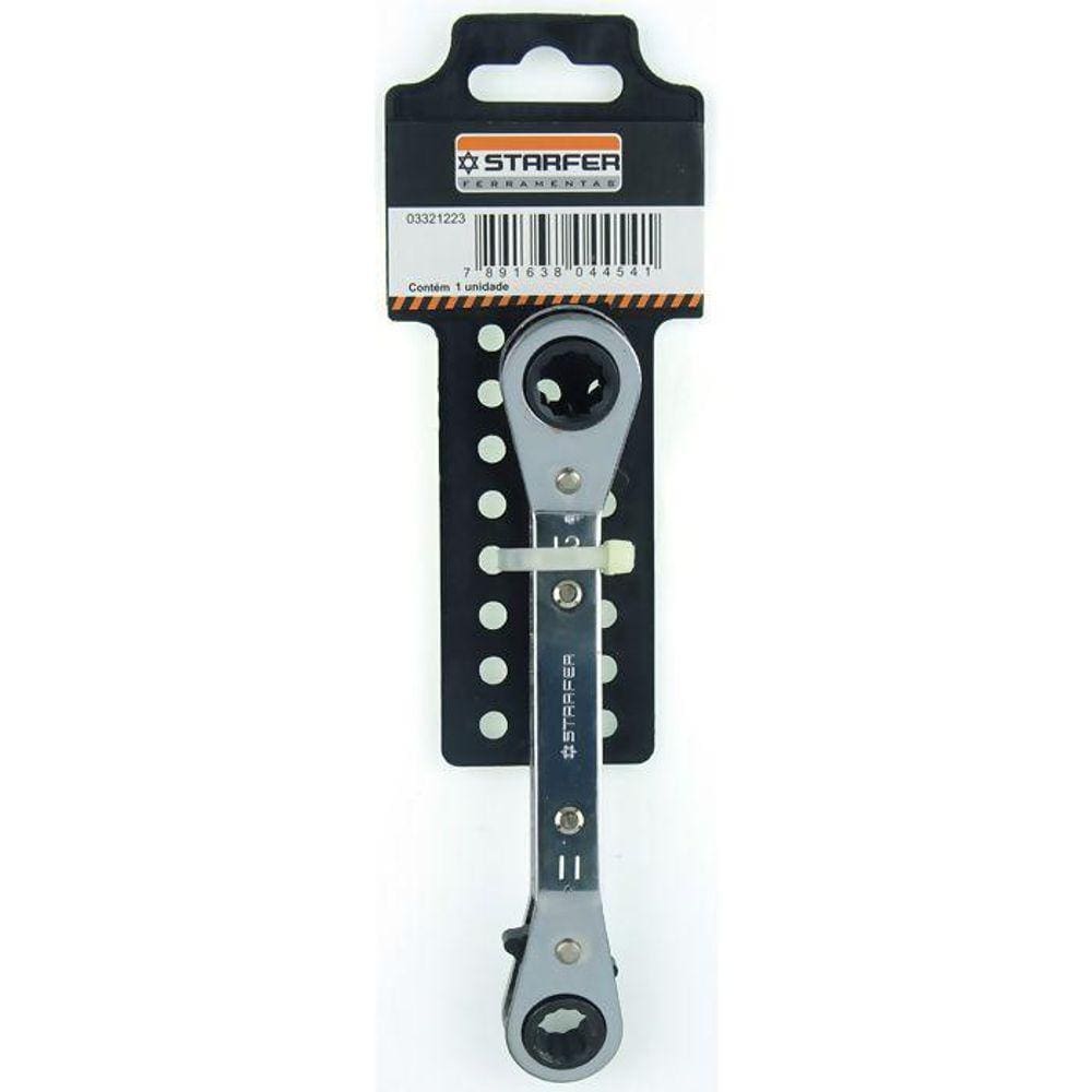 Chave Estrela Catraca Starfer 14X15Mm