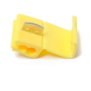 100 X Conector Derivação Emenda Cabos Fios Amarelo 2,5 A 6Mm
