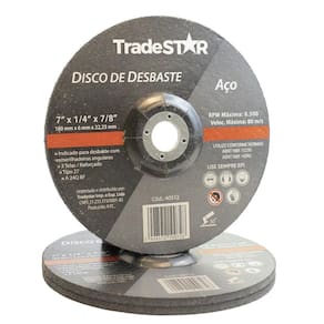 Disco de Desbaste 180x6 mm p/ Metais - Kit 20 Und.