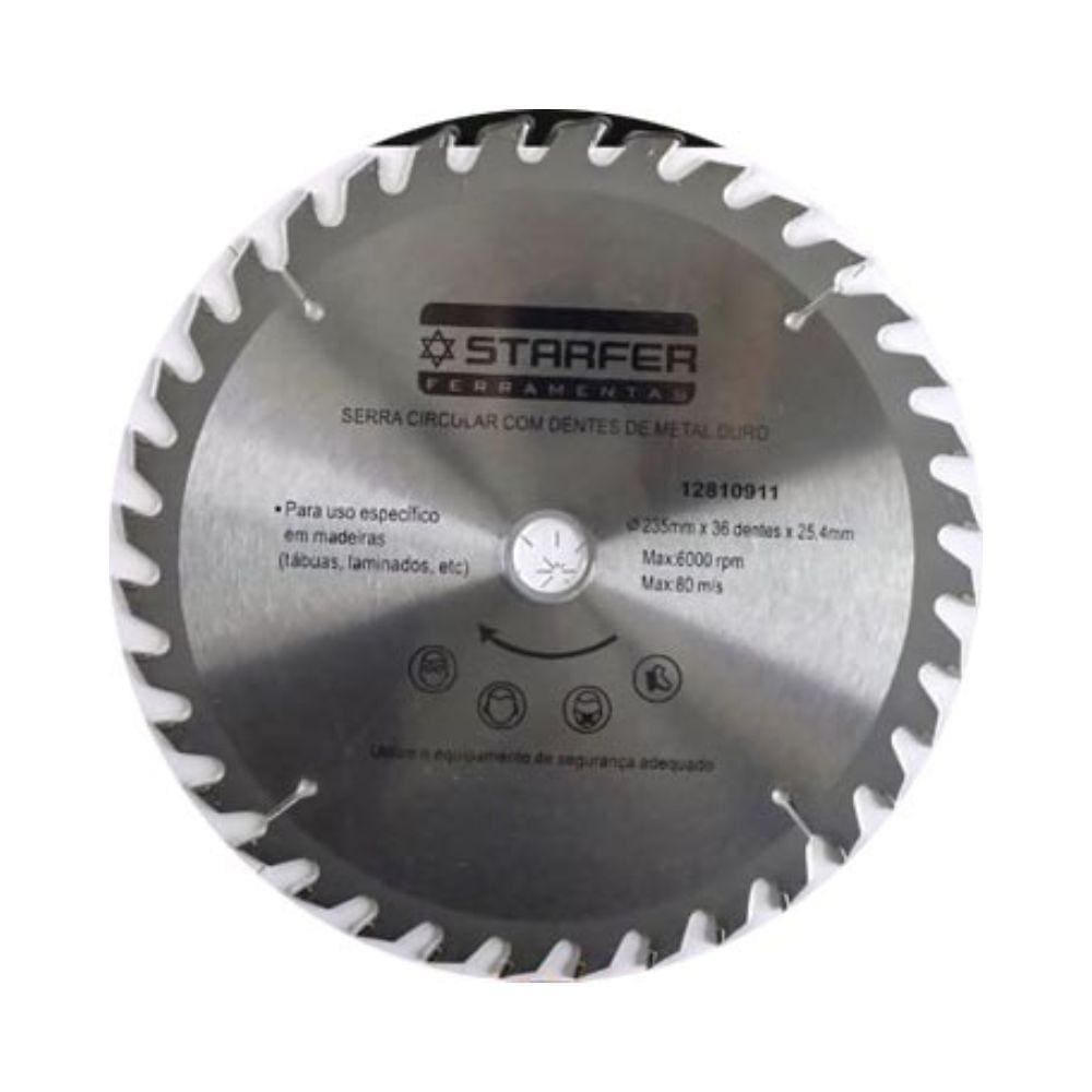 Serra Circular Widea Starfer 235Mm X 36 Dentes