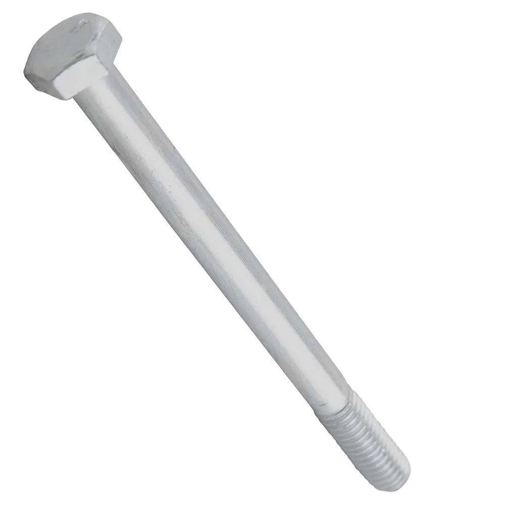 Parafuso Sextavado Rp Din931 M16 X 80 Zinco Branco - 150Pçs