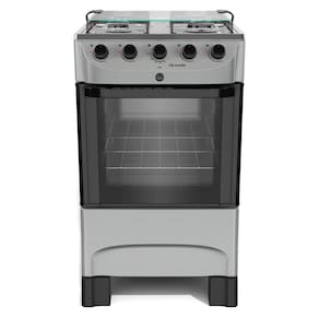 Fogão Mueller 4 bocas Titânio com acendimento automático MFI4BB