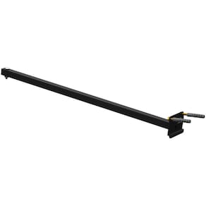 SUPORTE REFLETOR INCLINADO PAREDE BRAÇO 60 CM Preto