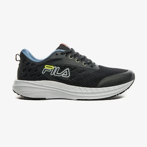Tênis Fila Compass Feminino - Preto/Blue Limão
