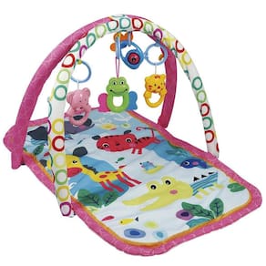 Tapetinho Ginásio Infantil Com Móbile Rosa Kababy