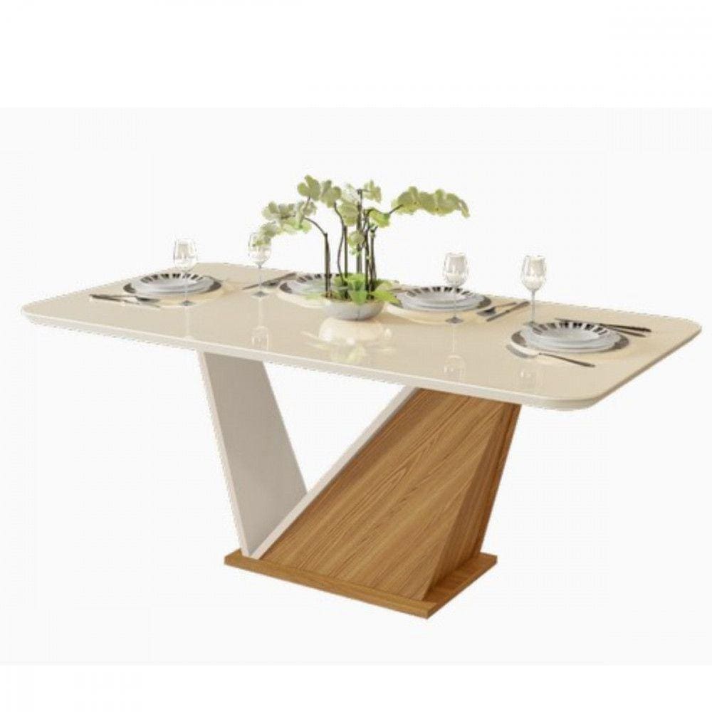 Mesa de Jantar DJ Forme Retangular 6 Lugares