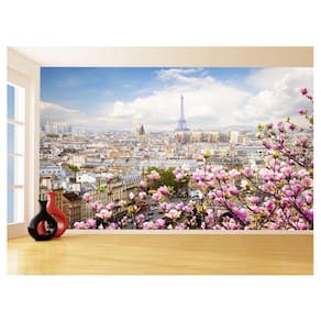 Papel De Parede Cidade Paris Torre Eiffel Sol 3,5M Ncd319