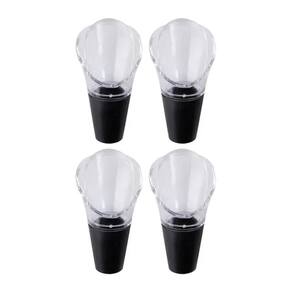 Kit 4 Bicos Dosador Vinho Plástico 6,5cm - Class Home