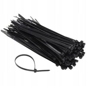50 Abraçadeira Nylon Enforca Gato Preta 350x7,6mm - Starfer