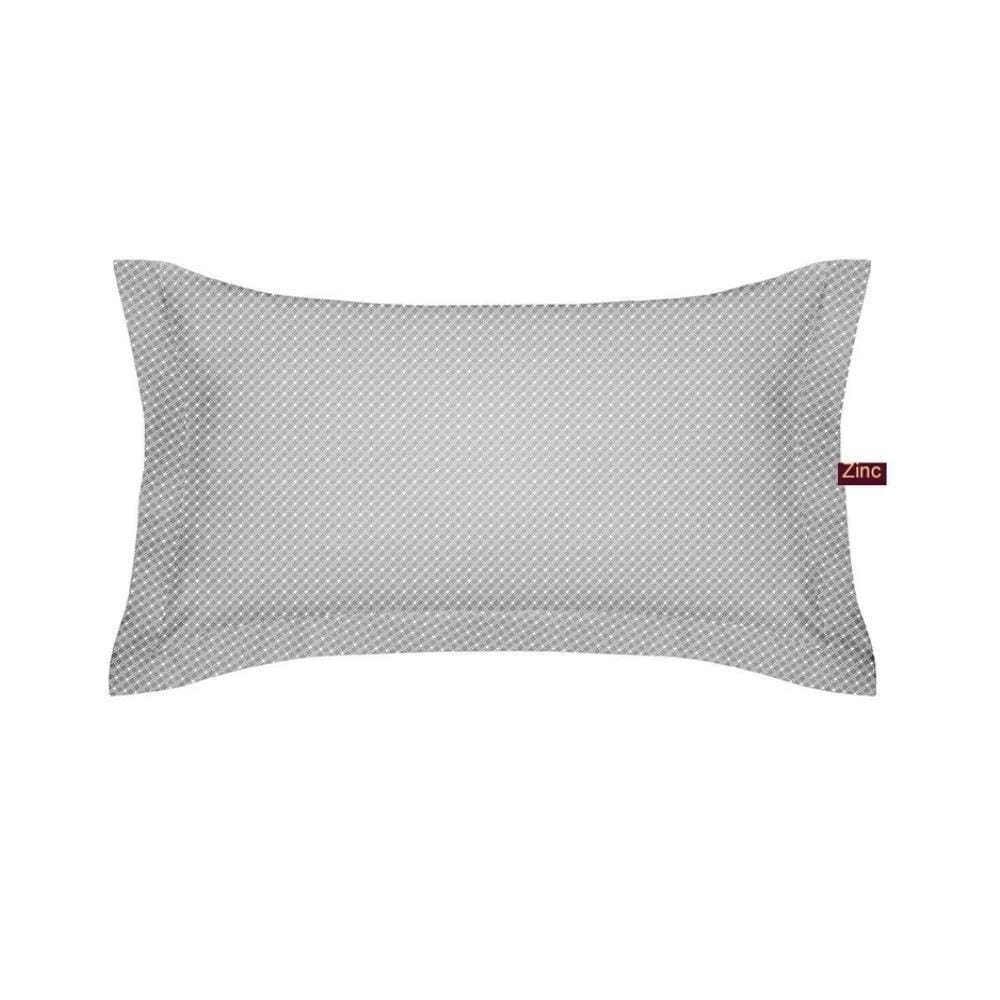 Fronha Avulsa Poliester Toque Acetinado 50X70Cm Slim Zinc