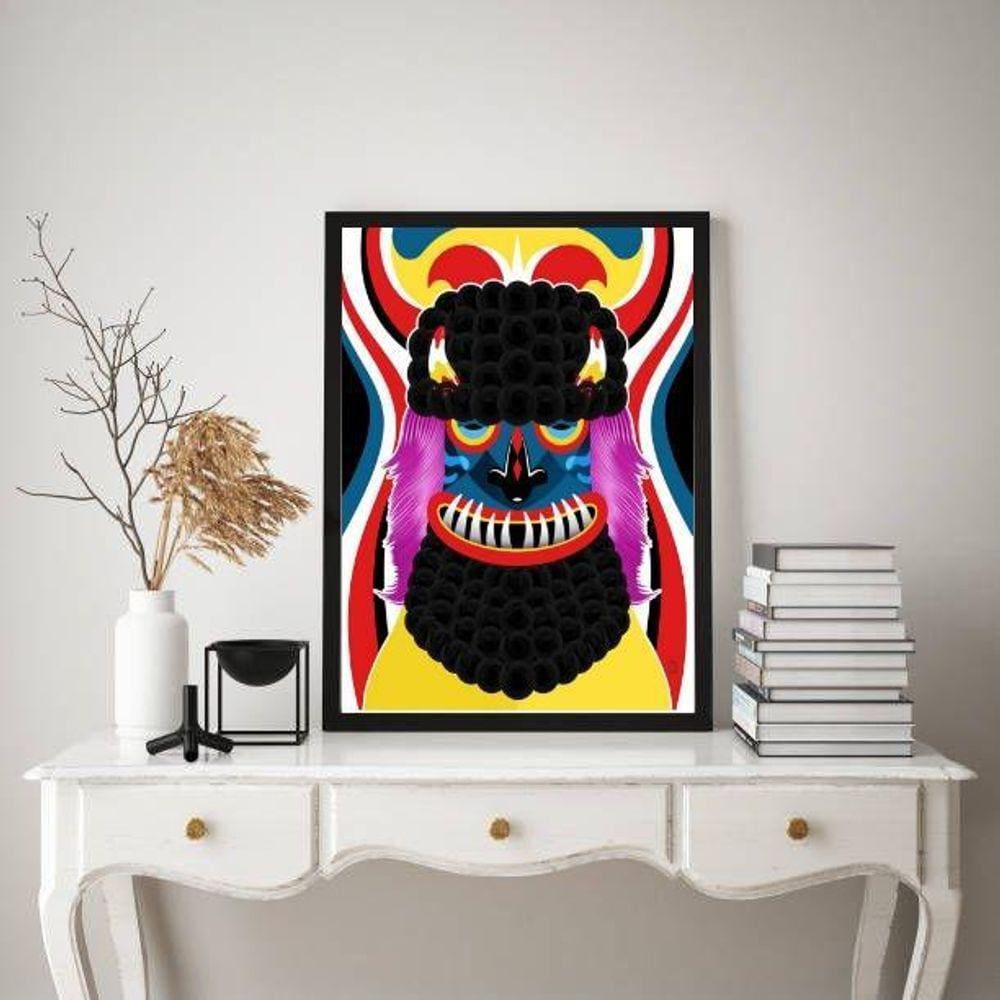 Quadro Decorativo Folia de Reis - Marungo, 24x18cm